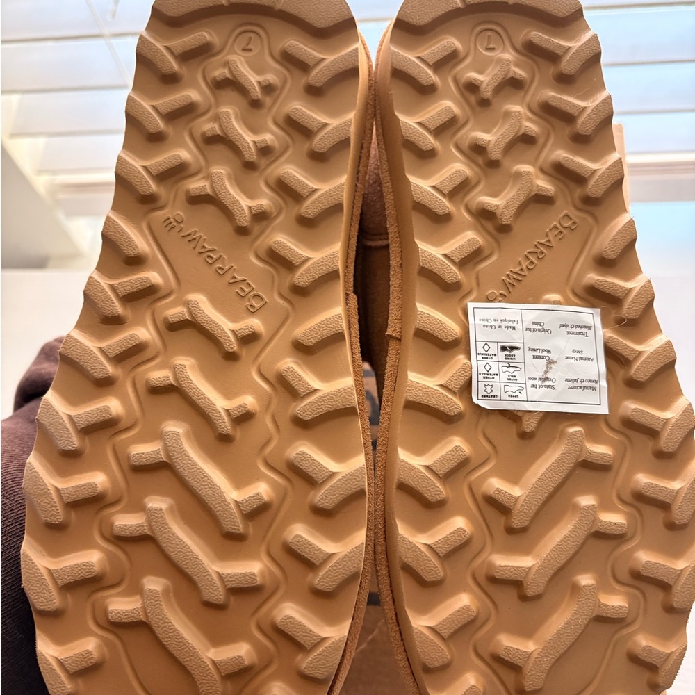BearPaw Chestnut Suede Ankle Boots - Picture 4 of 4